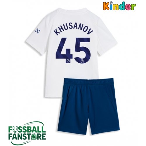 Manchester City Abdukodir Khusanov #45 Replik 3rd trikot Kinder 2026-27 Kurzarm (+ Kurze Hosen)